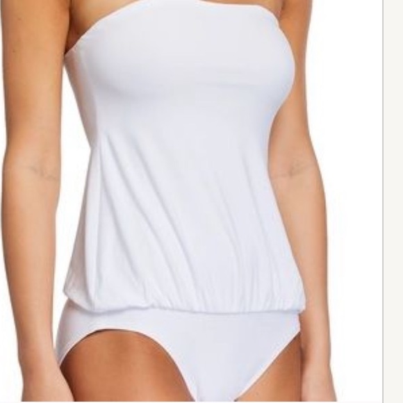 Norma Kamali Other - NWT NORMA KAMALI Strapless Babydoll Mio swimsuit medium